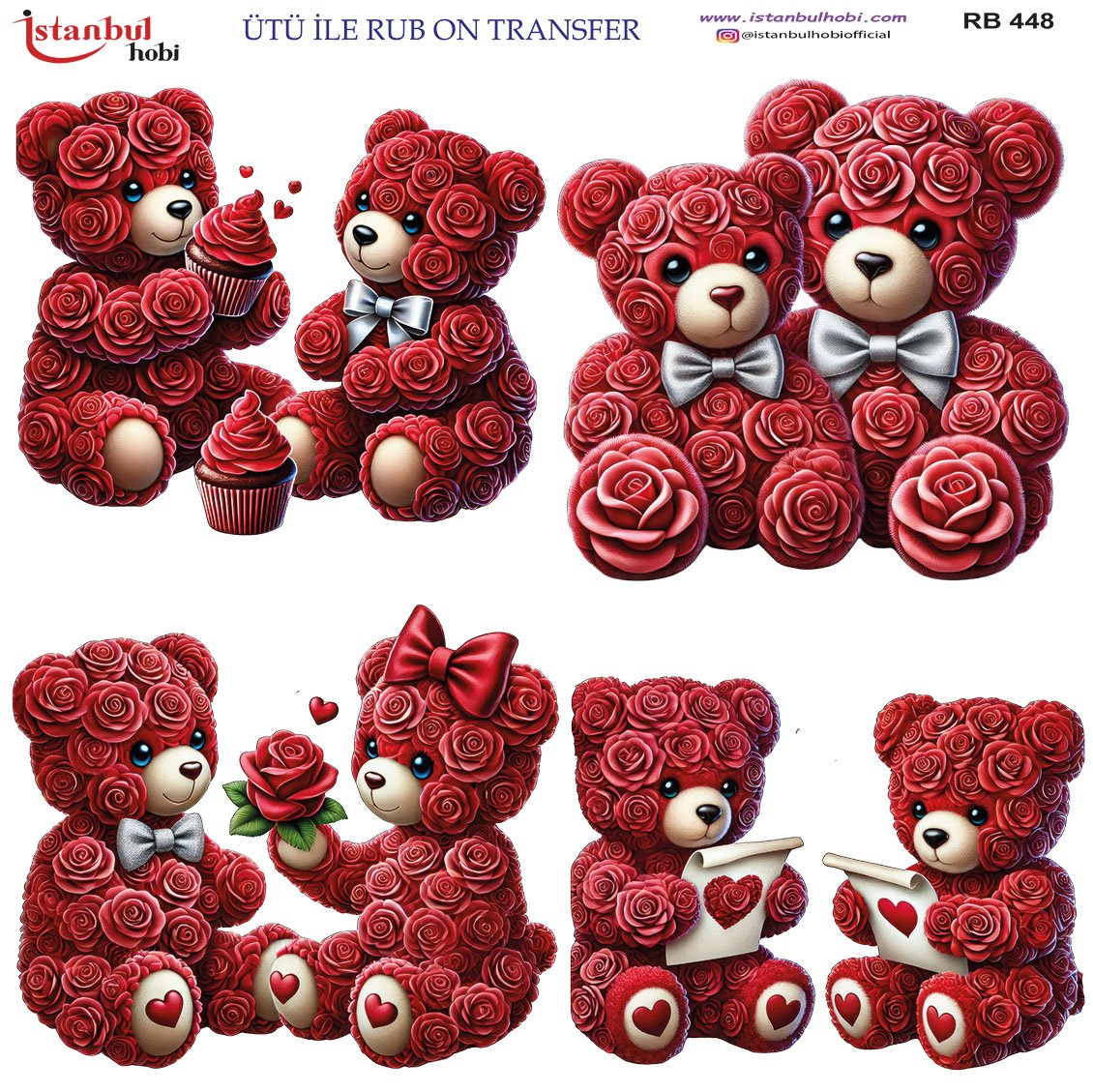 Ütü İle Rub On Transfer 30x30cm RB448