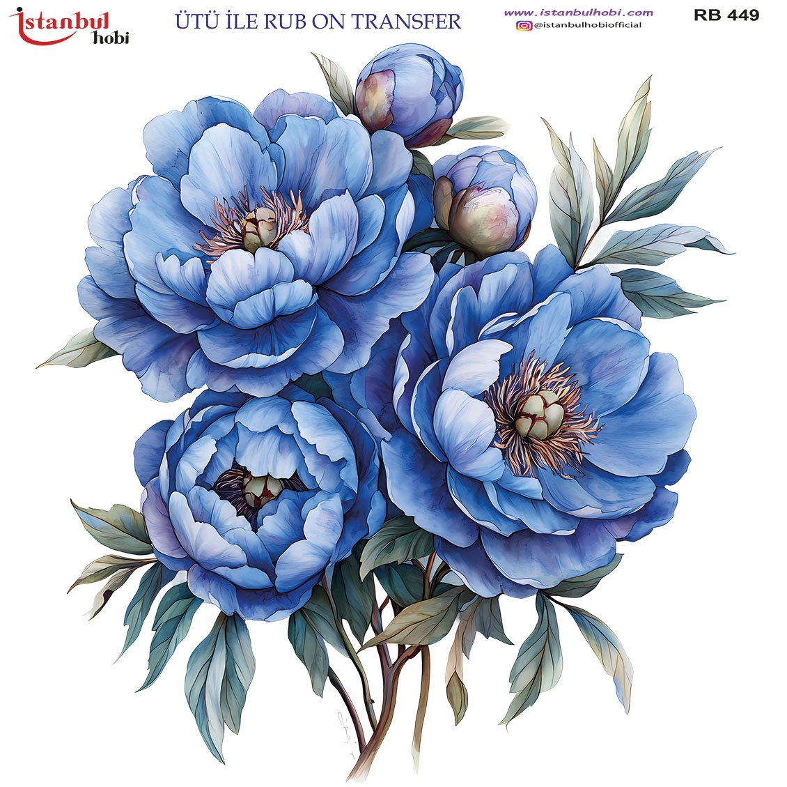 Ütü İle Rub On Transfer 30x30cm RB449