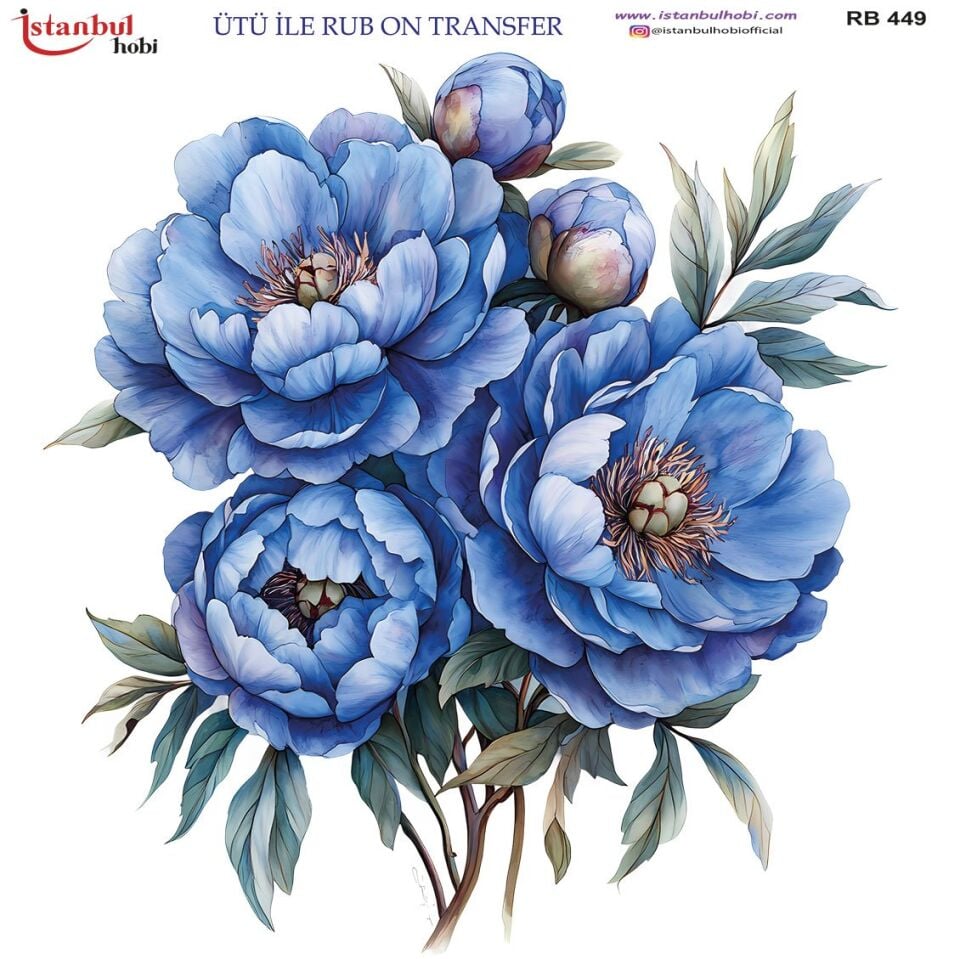 Ütü İle Rub On Transfer 30x30cm RB449