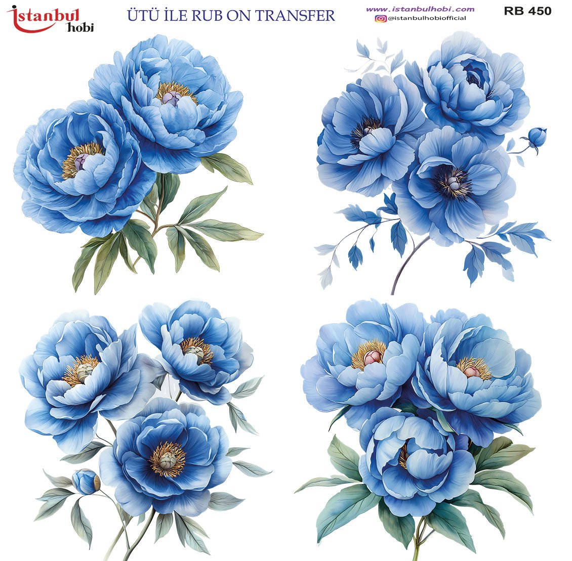 Ütü İle Rub On Transfer 30x30cm RB450