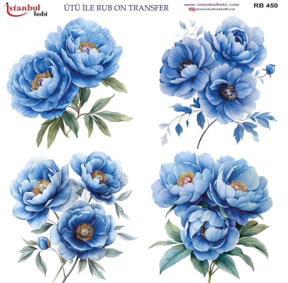 Ütü İle Rub On Transfer 30x30cm RB450