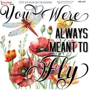 Ütü İle Rub On Transfer 30x30cm RB451