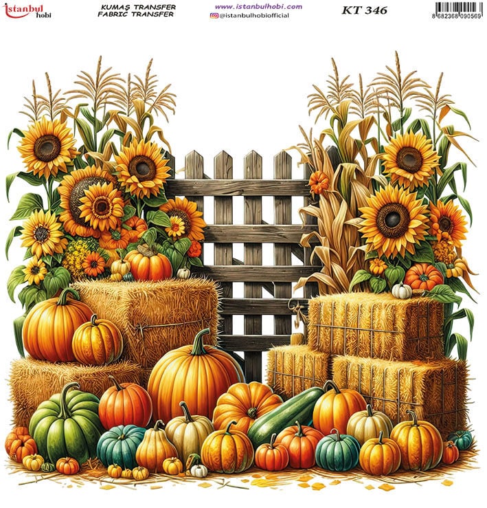 Kumaş Transfer Kağıdı 20x20cm KT-346