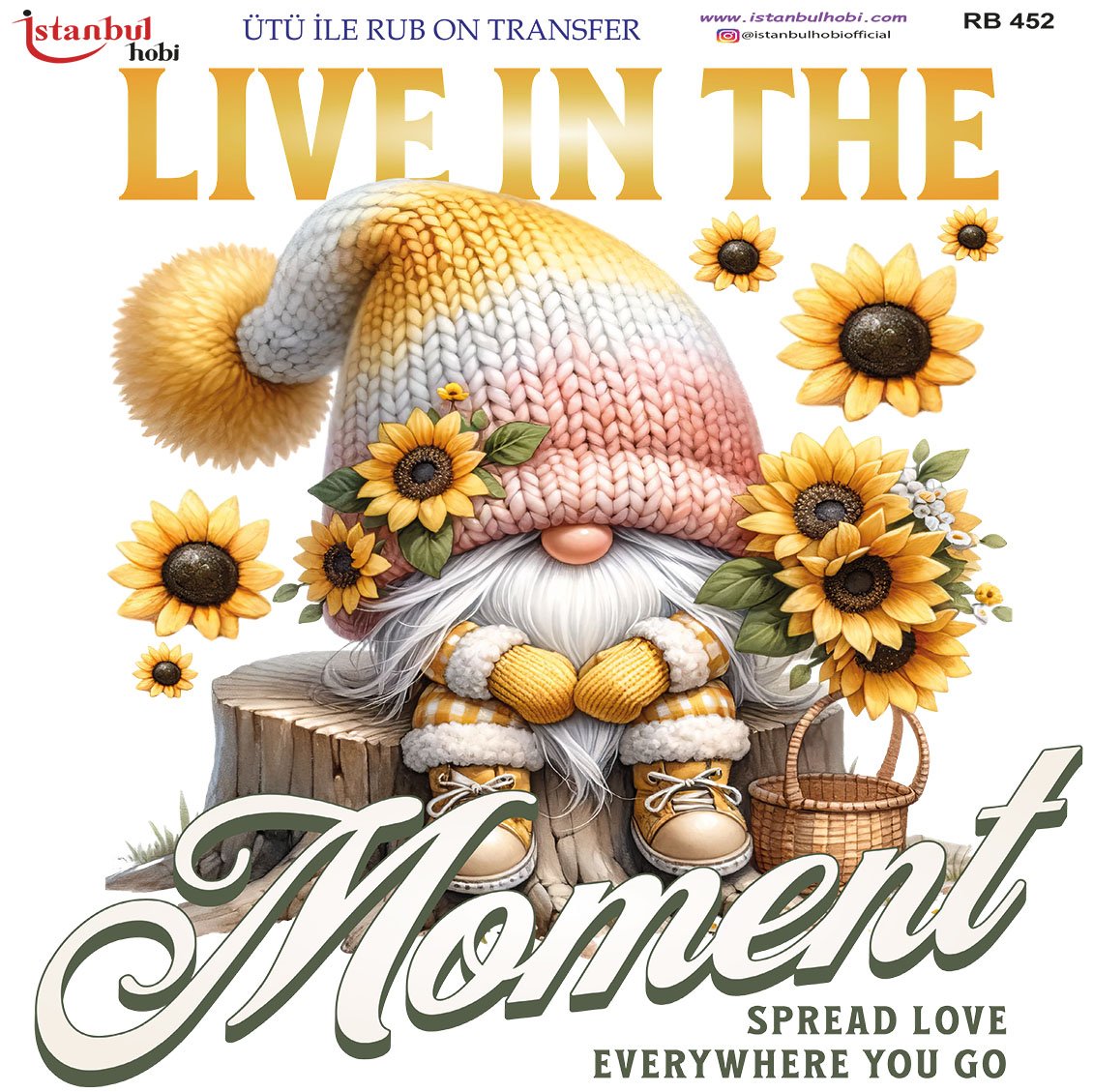 Ütü İle Rub On Transfer 30x30cm RB452