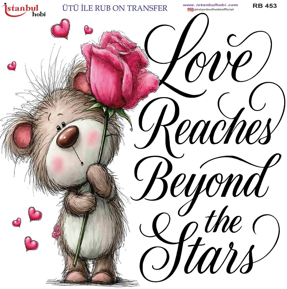 Ütü İle Rub On Transfer 30x30cm RB453