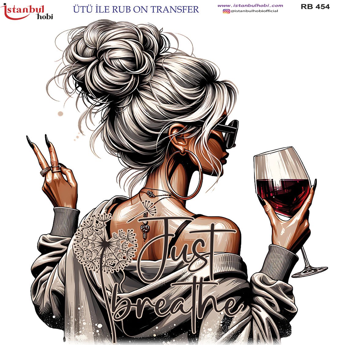 Ütü İle Rub On Transfer 30x30cm RB454