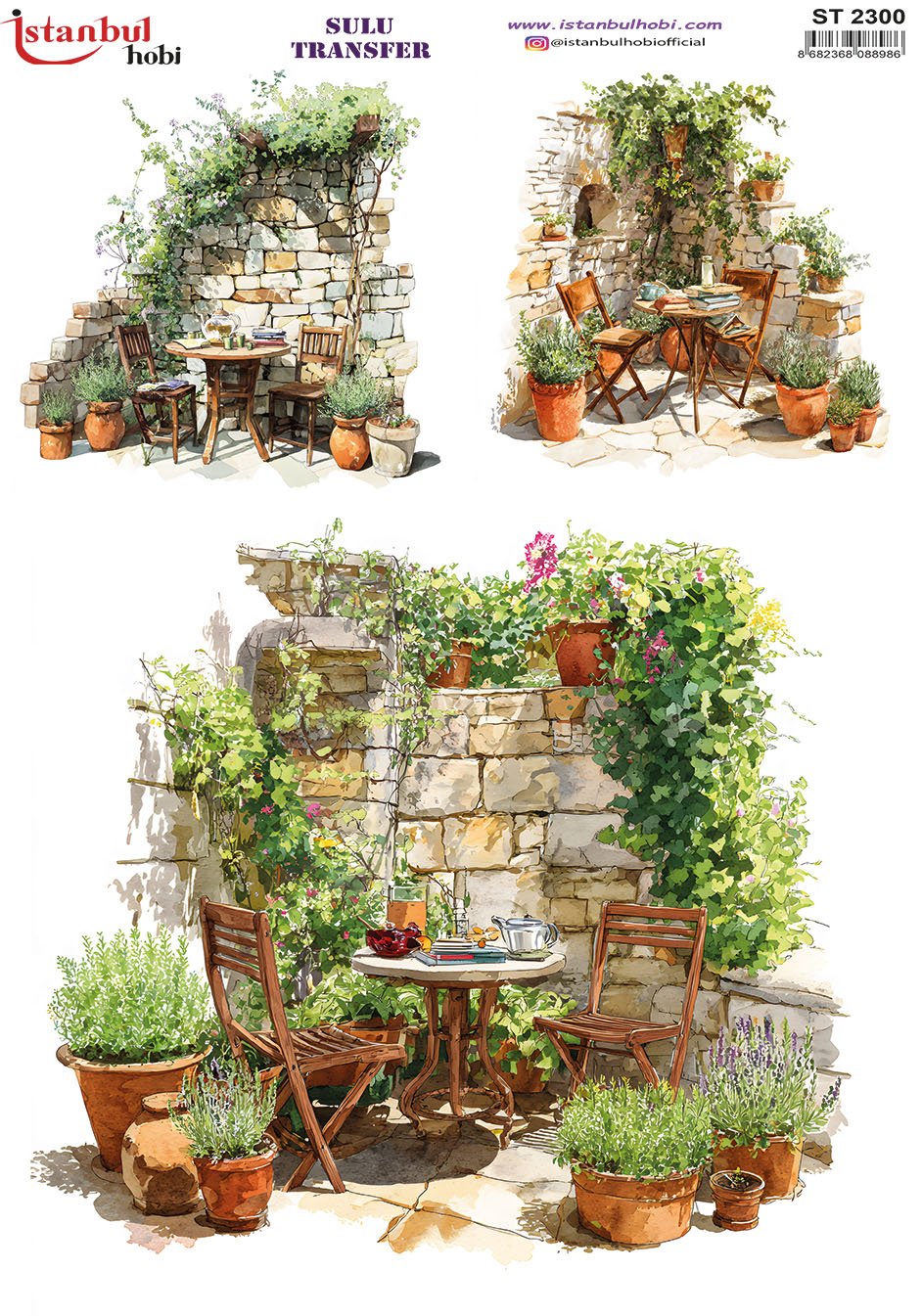 Sulu Transfer Kağıdı 25x35cm ST-2300