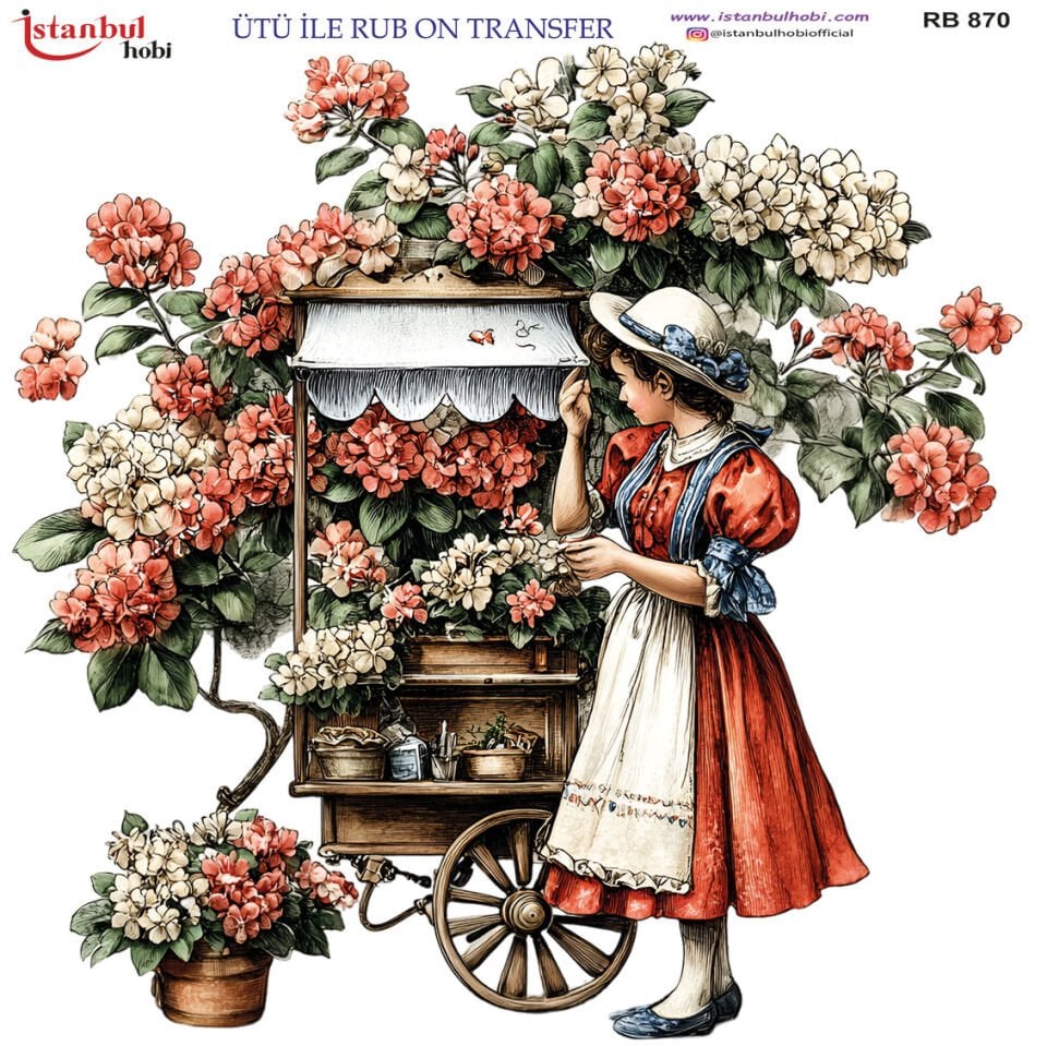 Ütü İle Rub On Transfer 30x30cm RB870