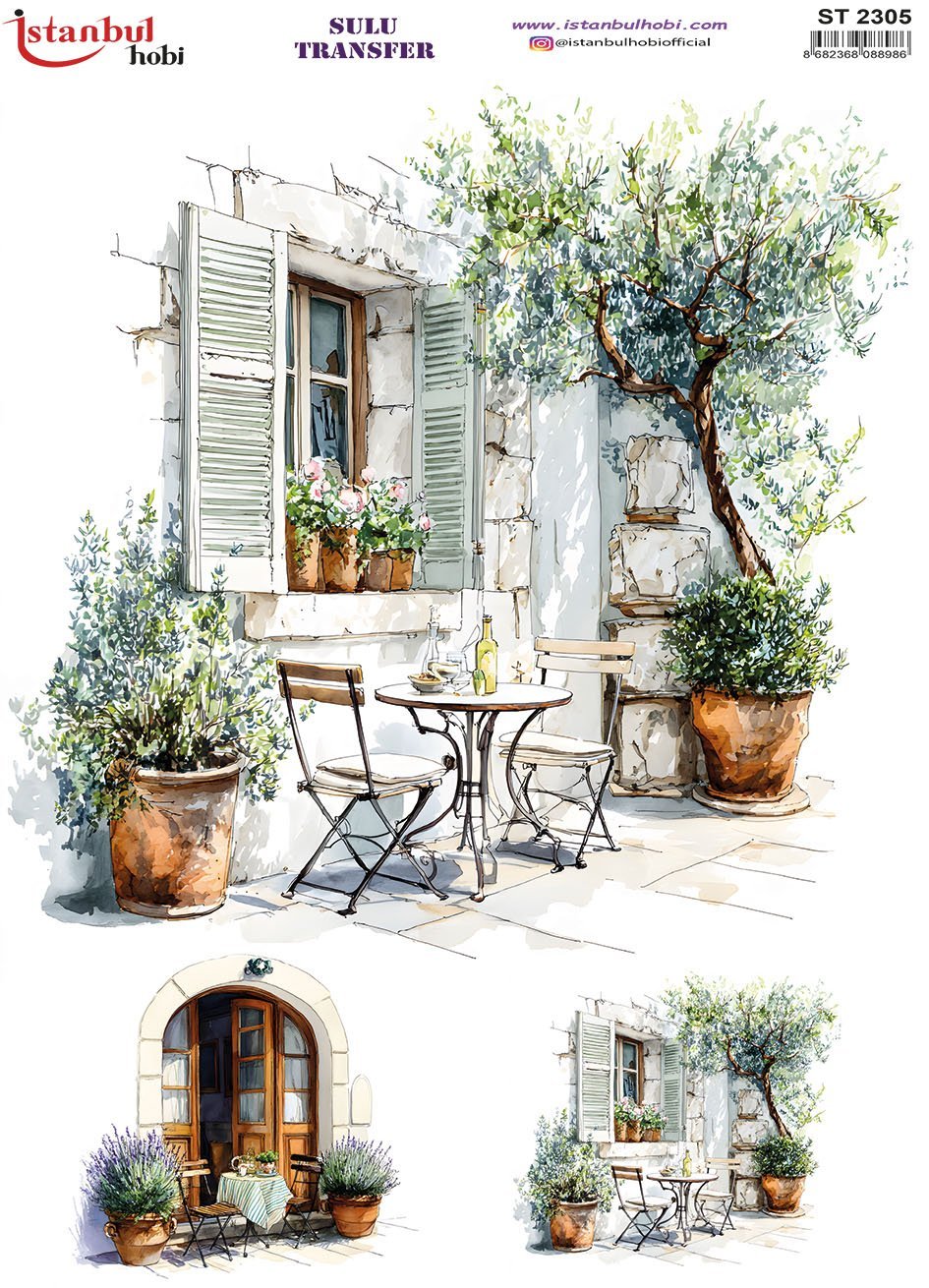 Sulu Transfer Kağıdı 25x35cm ST-2305