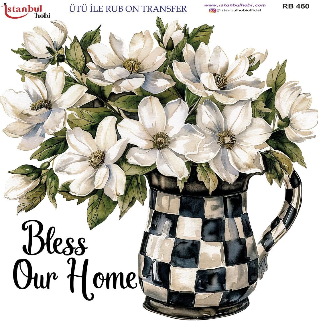 Ütü İle Rub On Transfer 30x30cm RB460