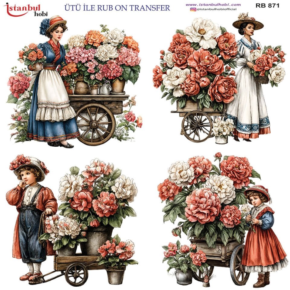 Ütü İle Rub On Transfer 30x30cm RB871