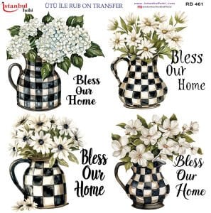 Ütü İle Rub On Transfer 30x30cm RB461