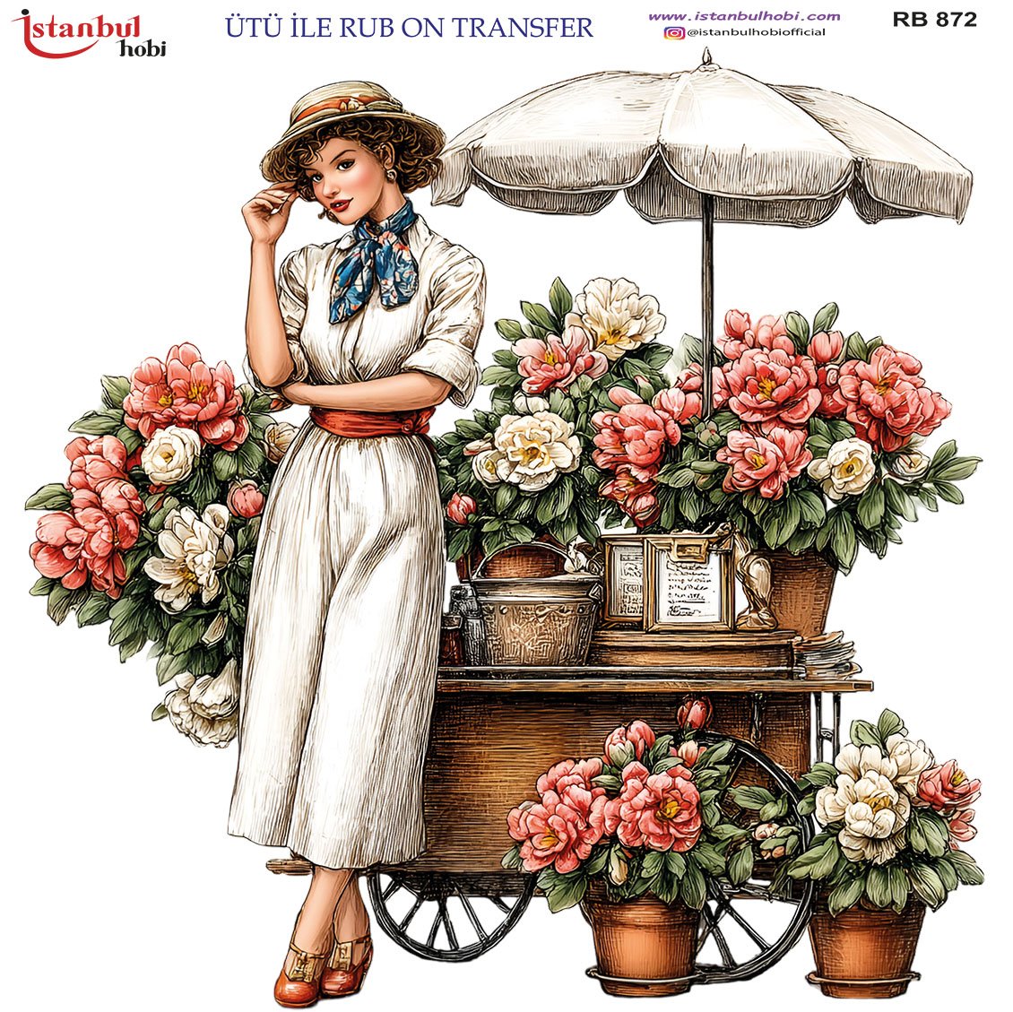 Ütü İle Rub On Transfer 30x30cm RB872