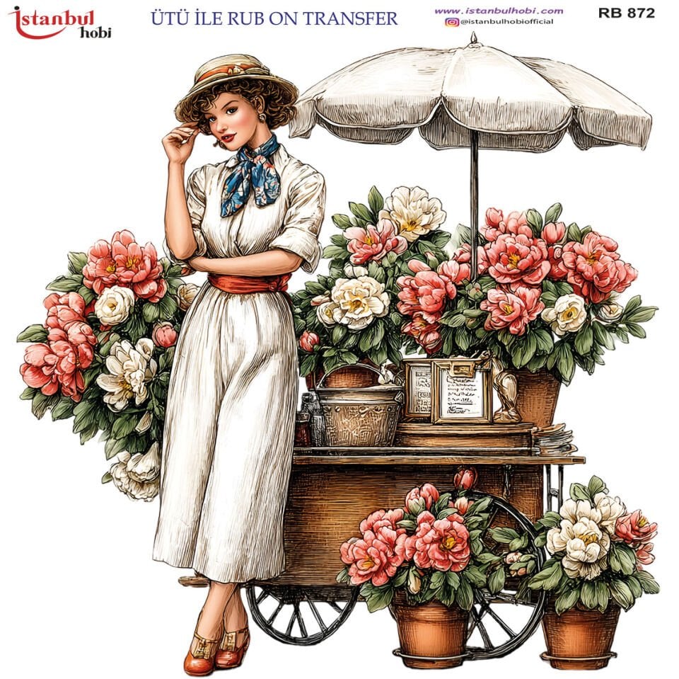 Ütü İle Rub On Transfer 30x30cm RB872