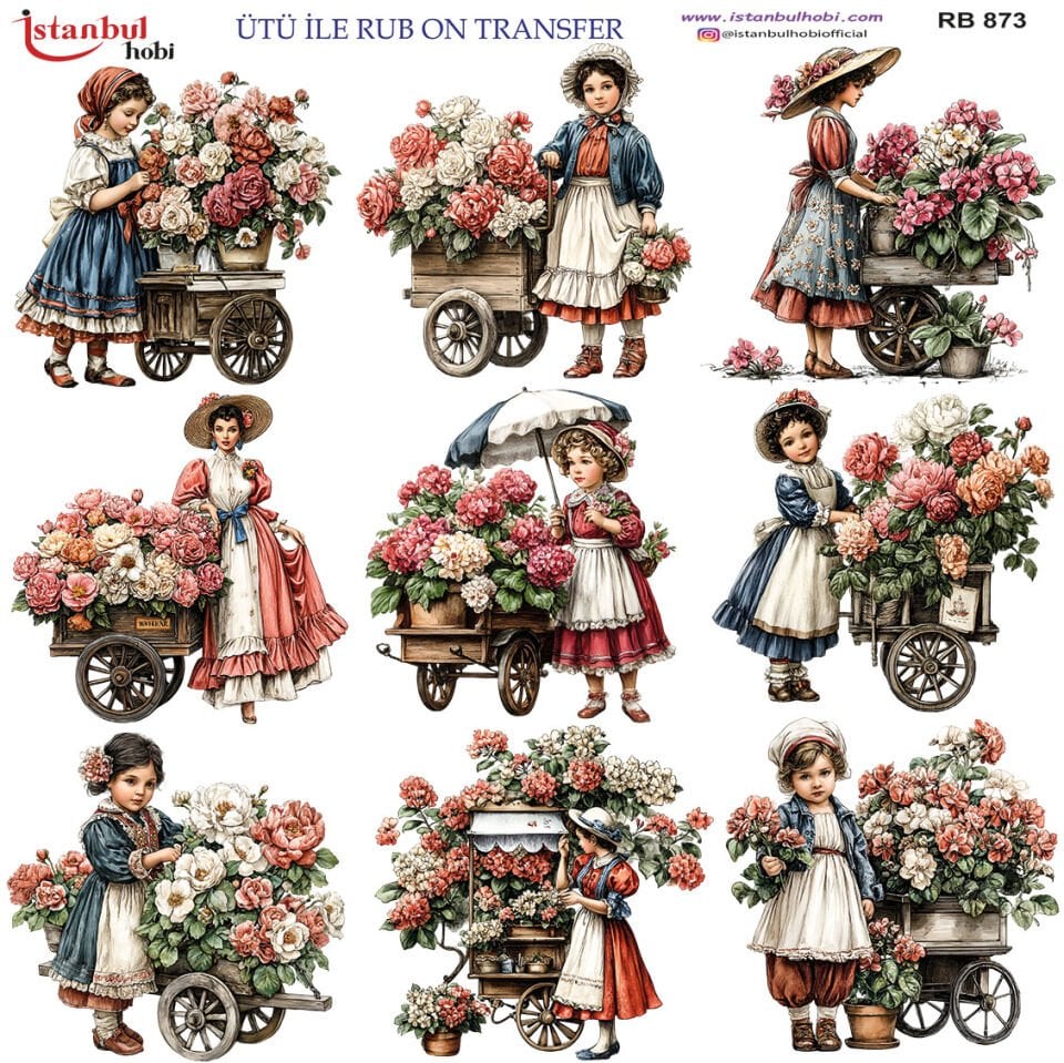Ütü İle Rub On Transfer 30x30cm RB873
