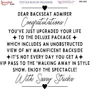 Ütü İle Rub On Transfer 30x30cm RB463