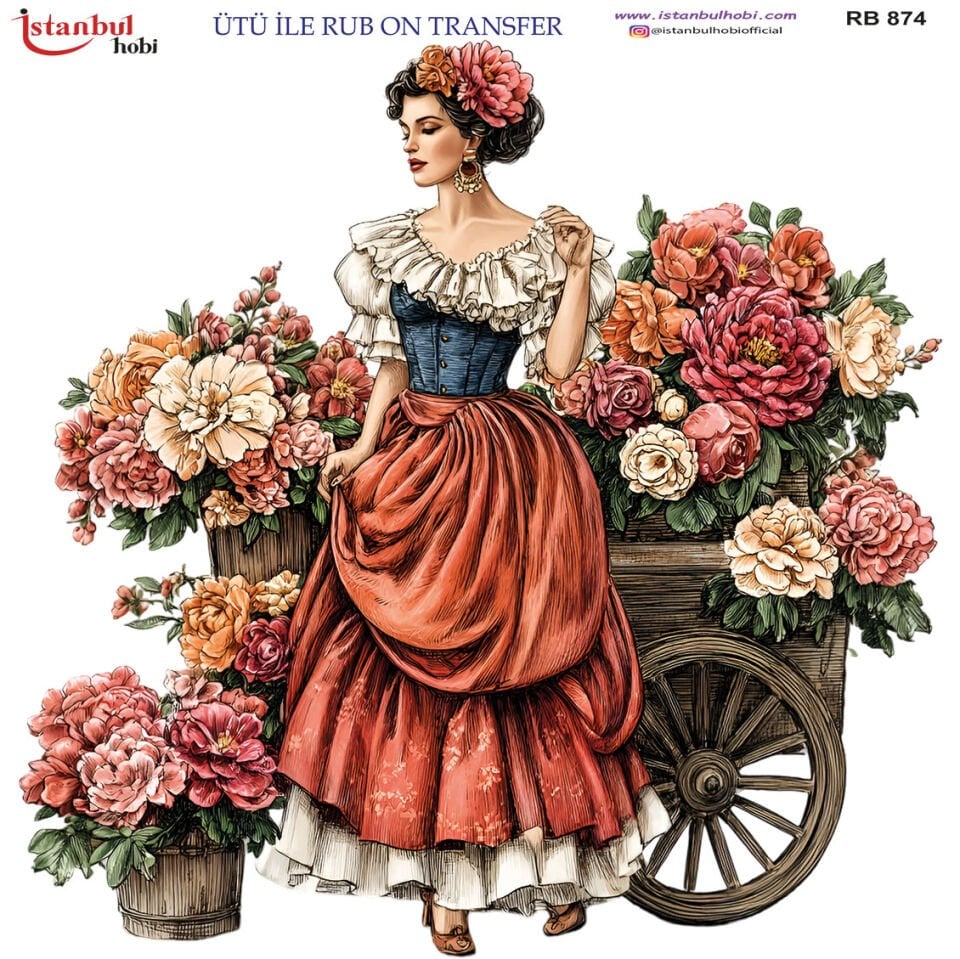Ütü İle Rub On Transfer 30x30cm RB874