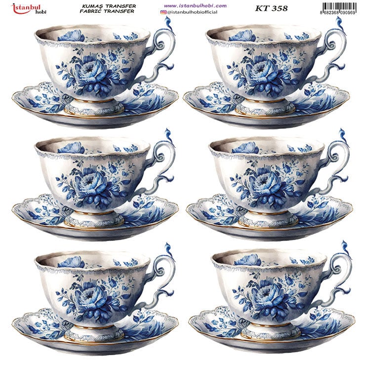 Kumaş Transfer Kağıdı 20x20cm KT-358