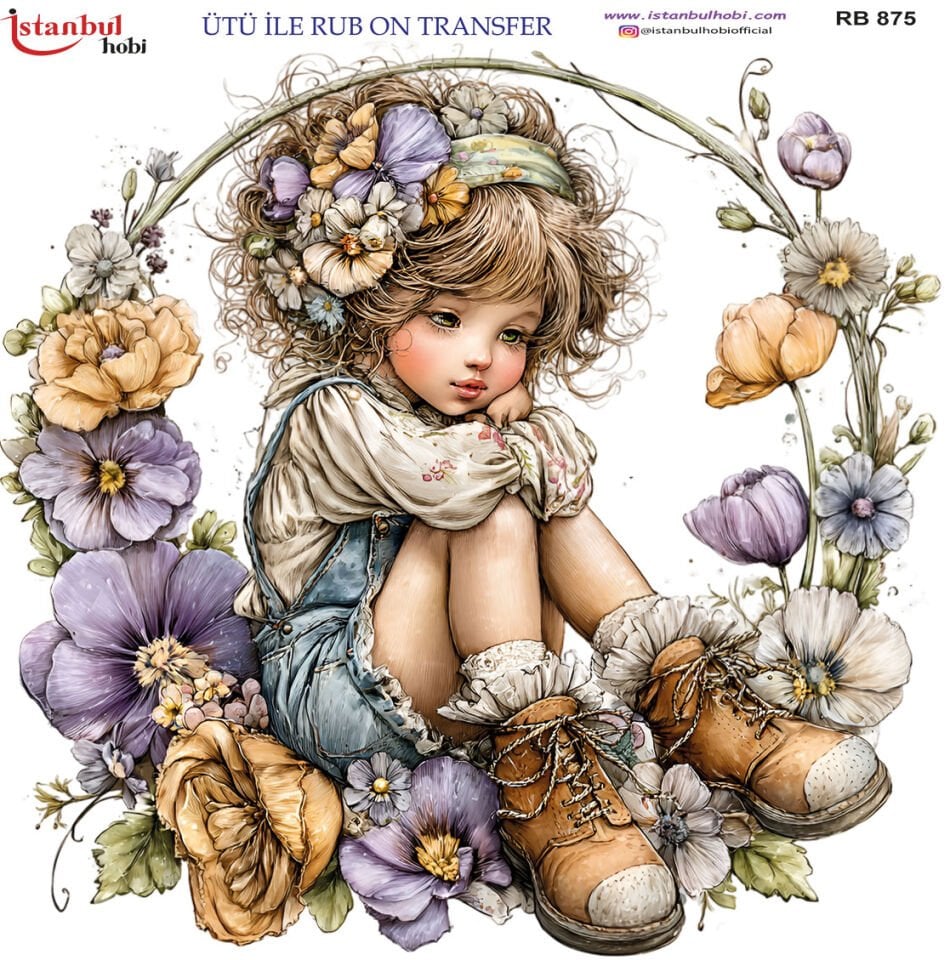 Ütü İle Rub On Transfer 30x30cm RB875
