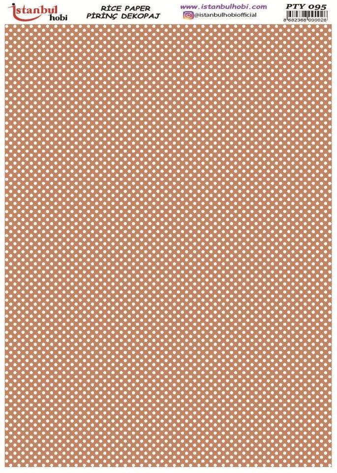 Pirinç Dekopaj Kağıdı 30x42cm PTY-095