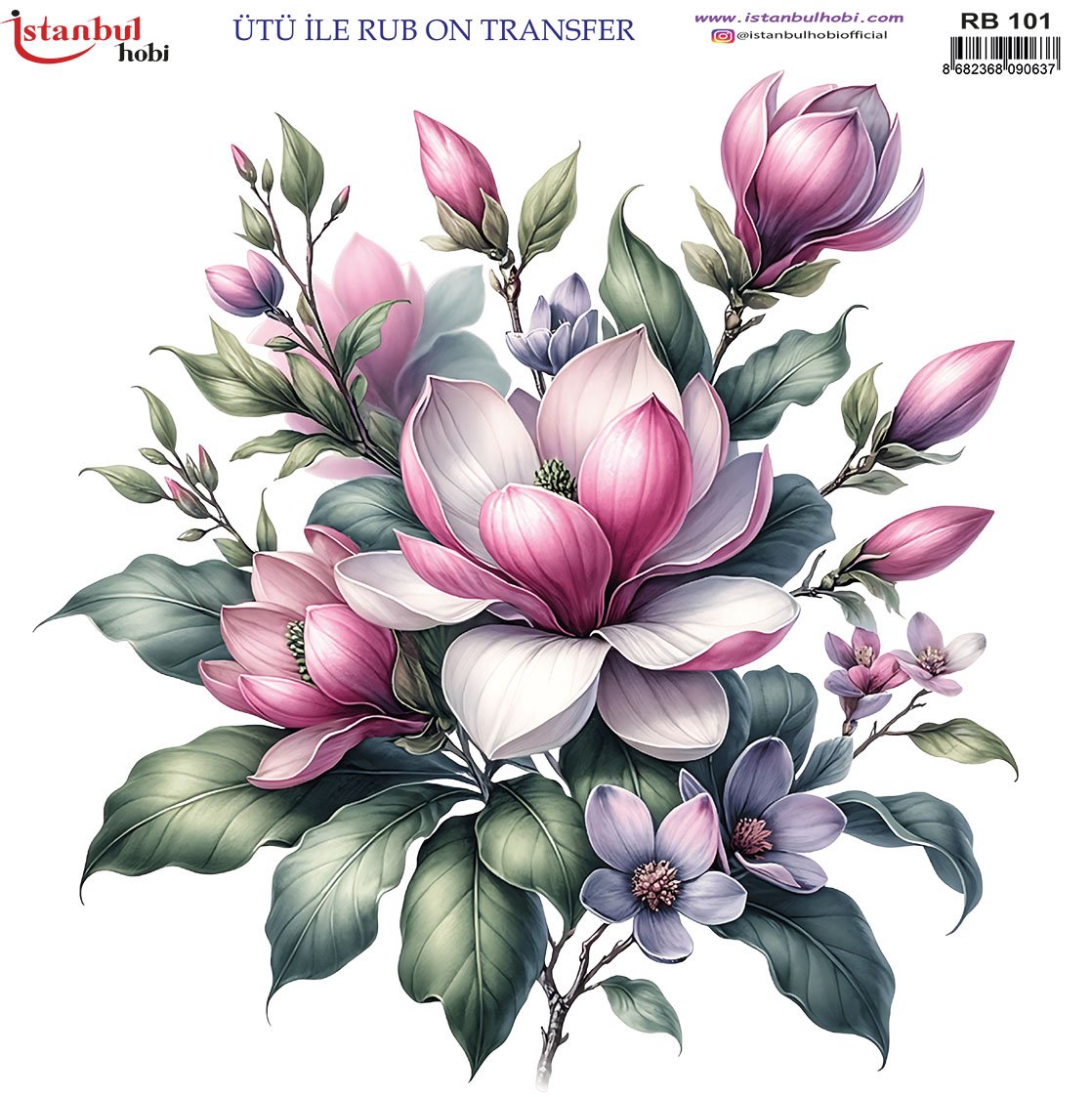 Ütü İle Rub On Transfer 30x30cm RB101