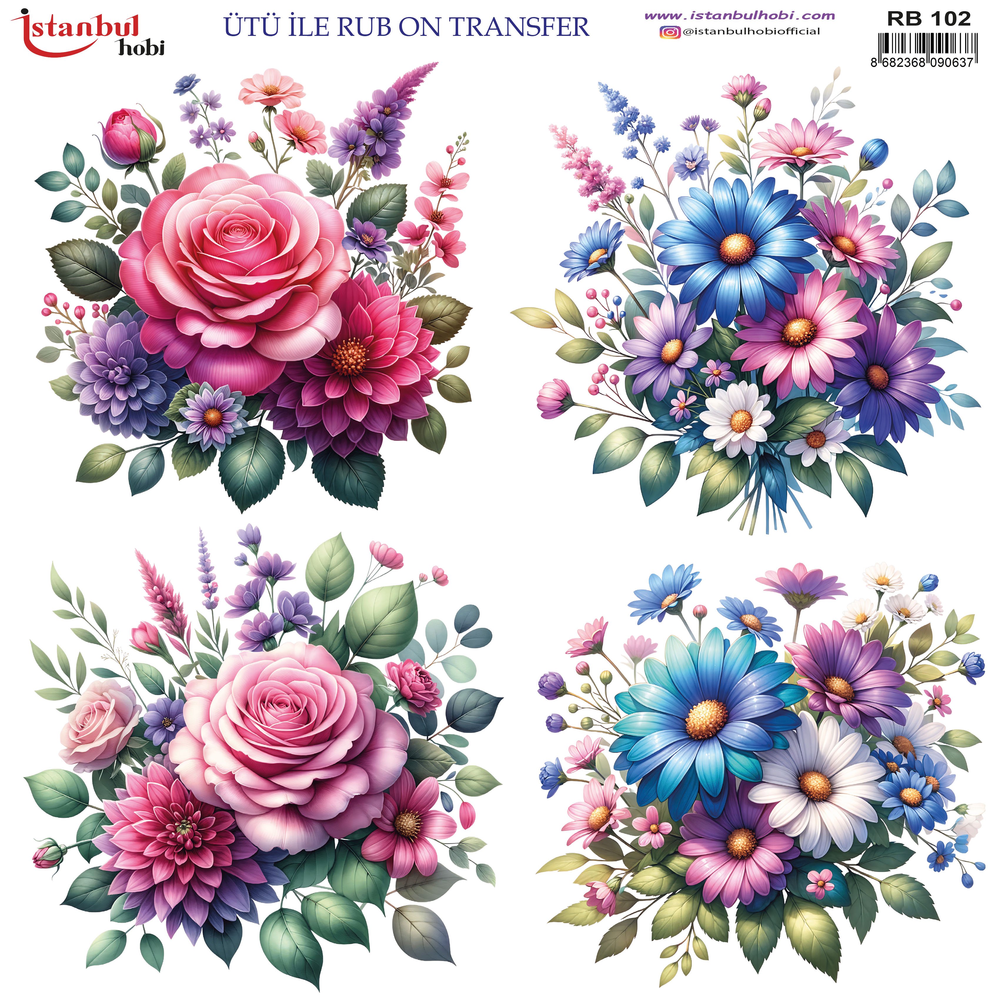 Ütü İle Rub On Transfer 30x30cm RB102