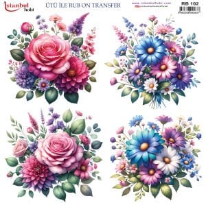 Ütü İle Rub On Transfer 30x30cm RB102