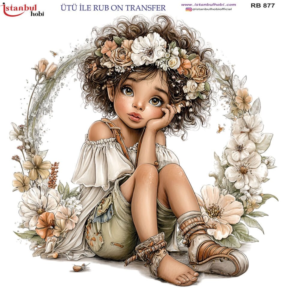 Ütü İle Rub On Transfer 30x30cm RB877
