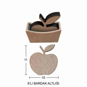 6'lı Bardak Altlığı  L389