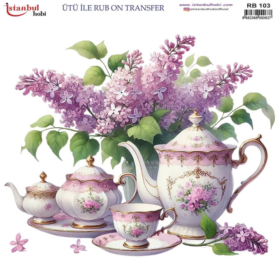 Ütü İle Rub On Transfer 30x30cm RB103