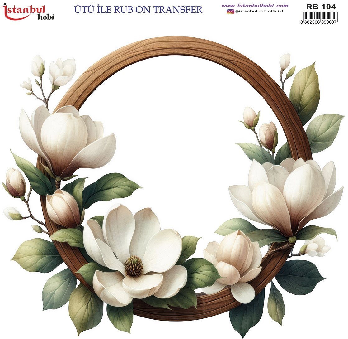 Ütü İle Rub On Transfer 30x30cm RB104