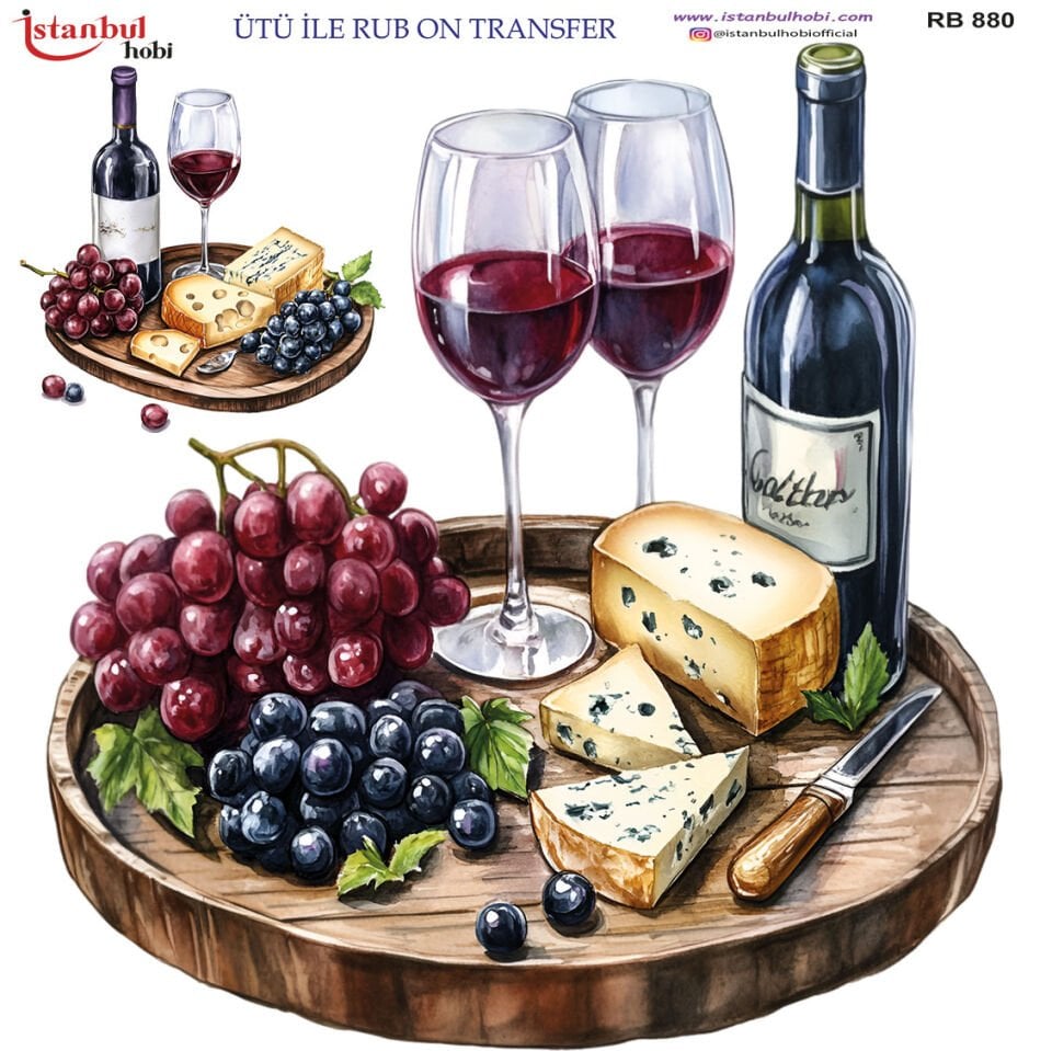 Ütü İle Rub On Transfer 30x30cm RB880