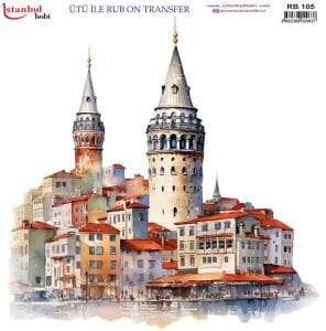 Ütü İle Rub On Transfer 30x30cm RB105