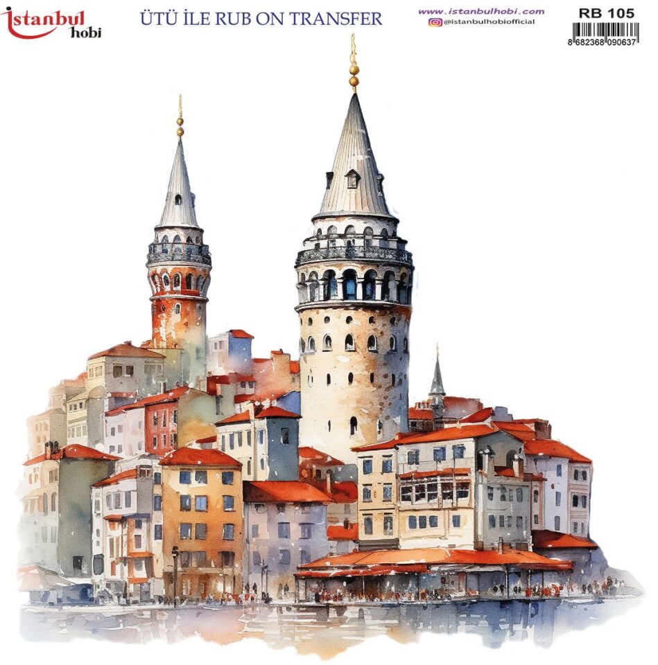 Ütü İle Rub On Transfer 30x30cm RB105