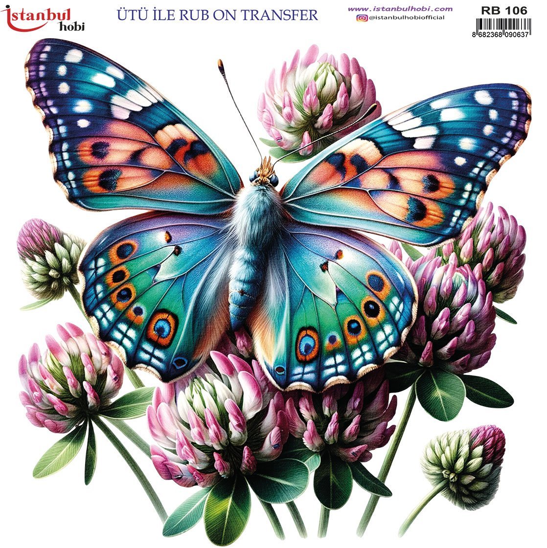 Ütü İle Rub On Transfer 30x30cm RB106