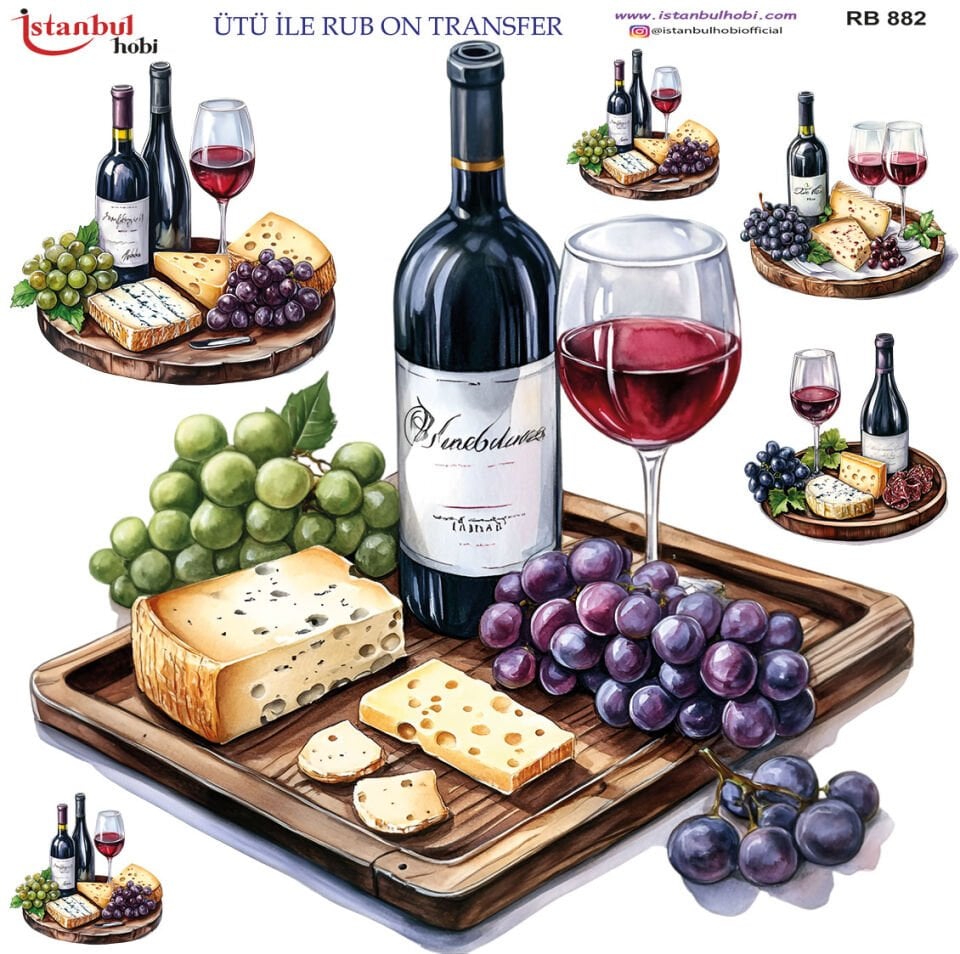 Ütü İle Rub On Transfer 30x30cm RB882