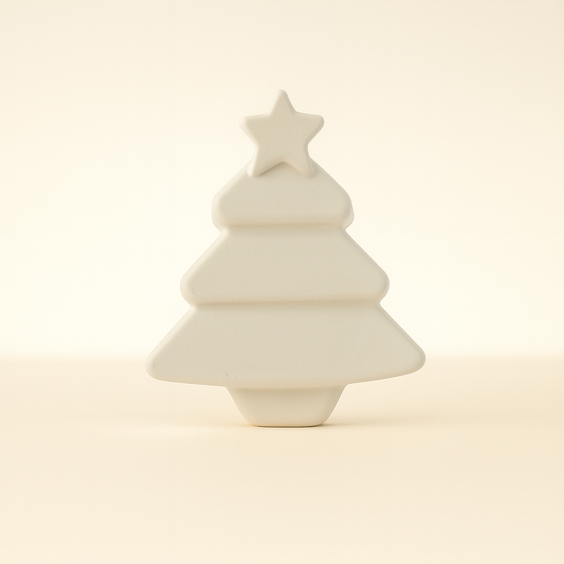 Yıldızlı Çam Ağacı Figür 7x6cm