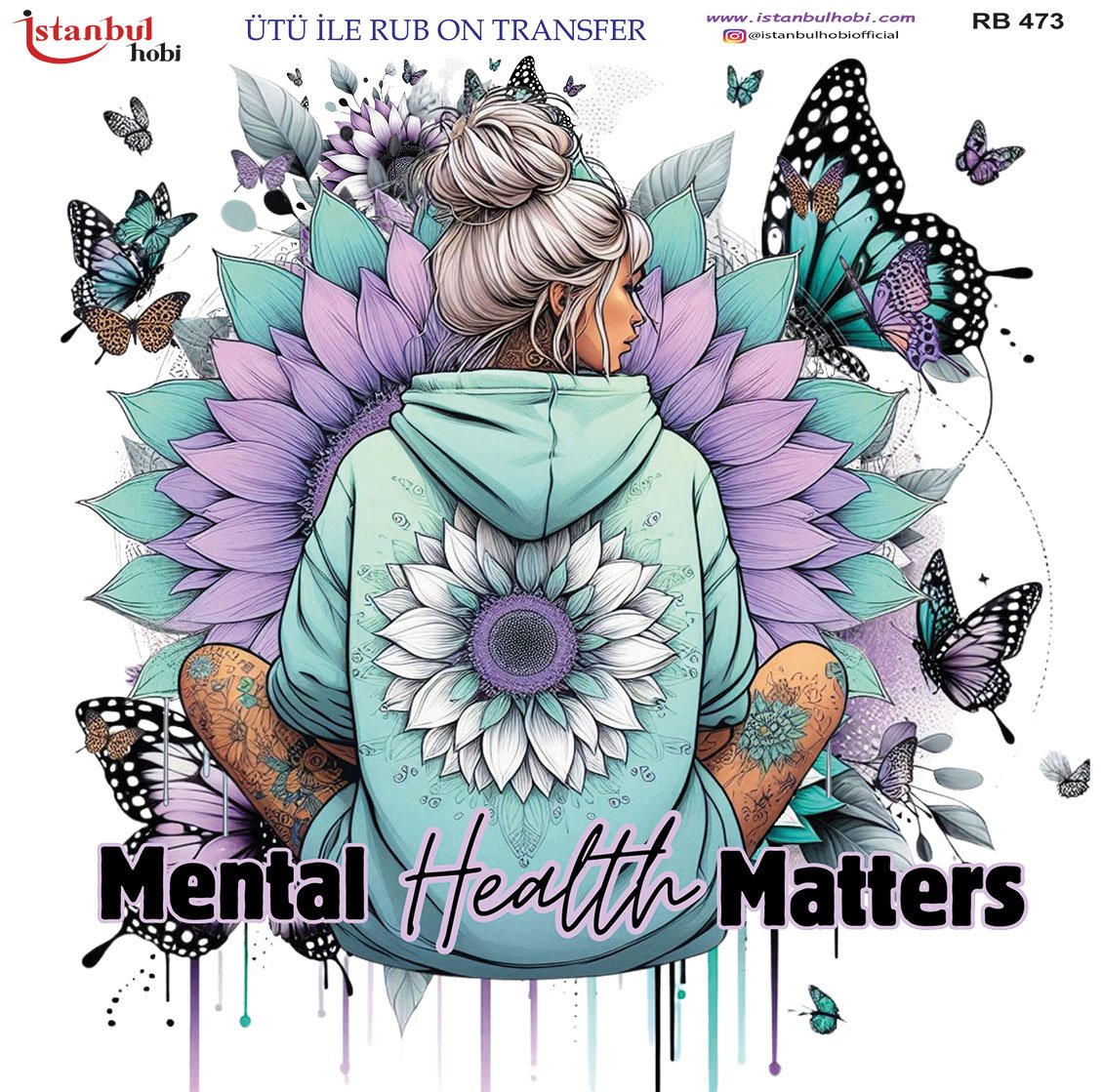 Ütü İle Rub On Transfer 30x30cm RB473