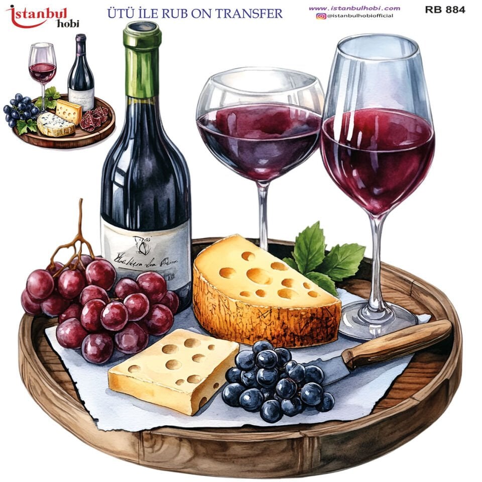 Ütü İle Rub On Transfer 30x30cm RB884