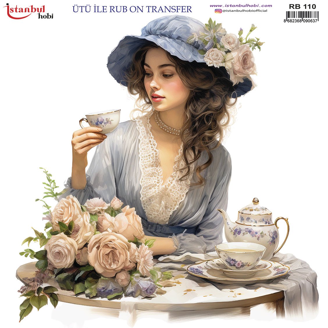 Ütü İle Rub On Transfer 30x30cm RB110