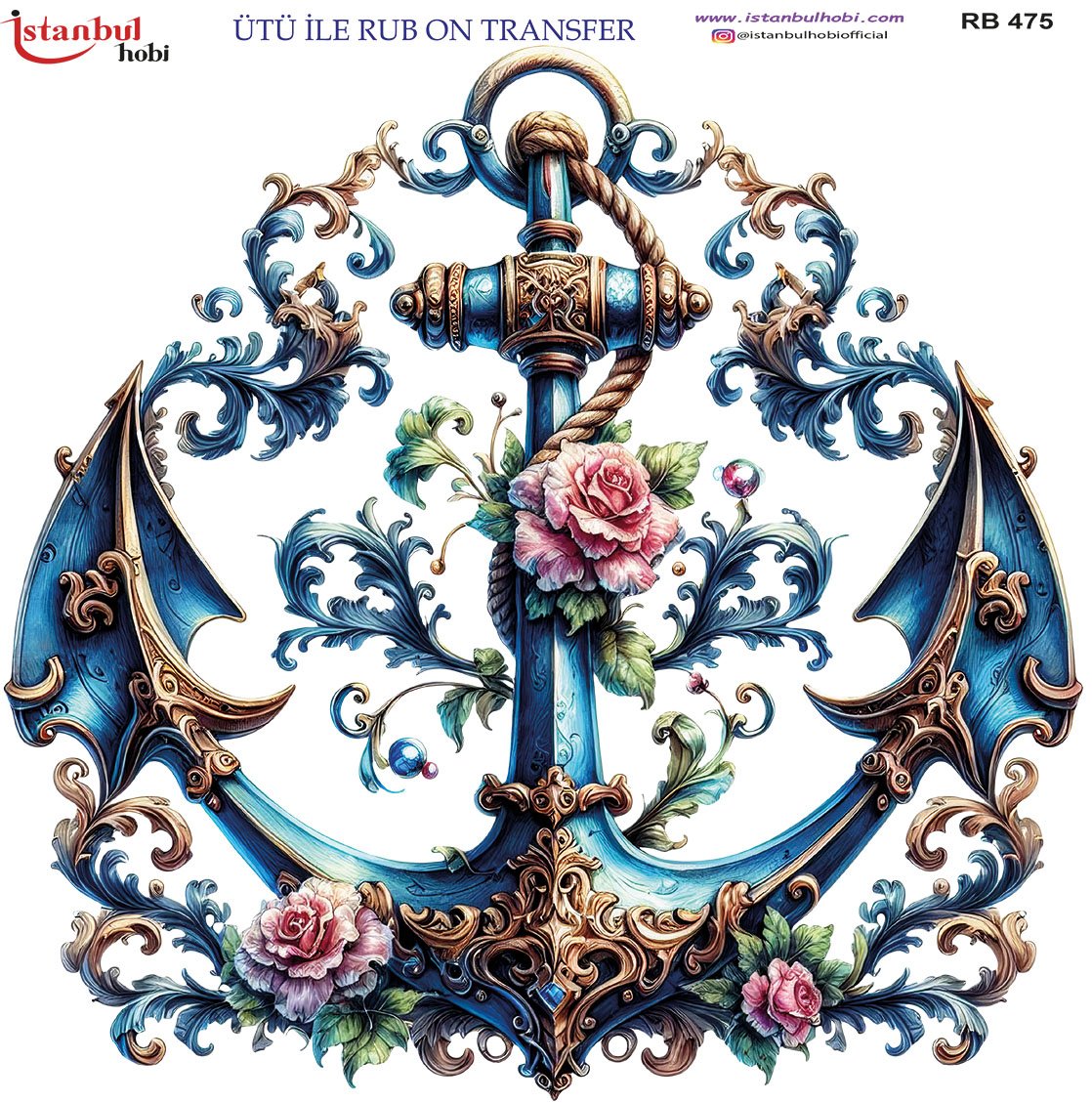 Ütü İle Rub On Transfer 30x30cm RB475