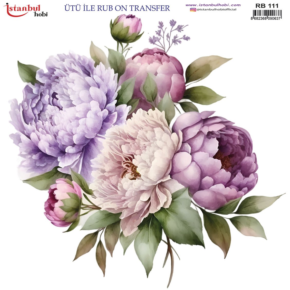 Ütü İle Rub On Transfer 30x30cm RB111