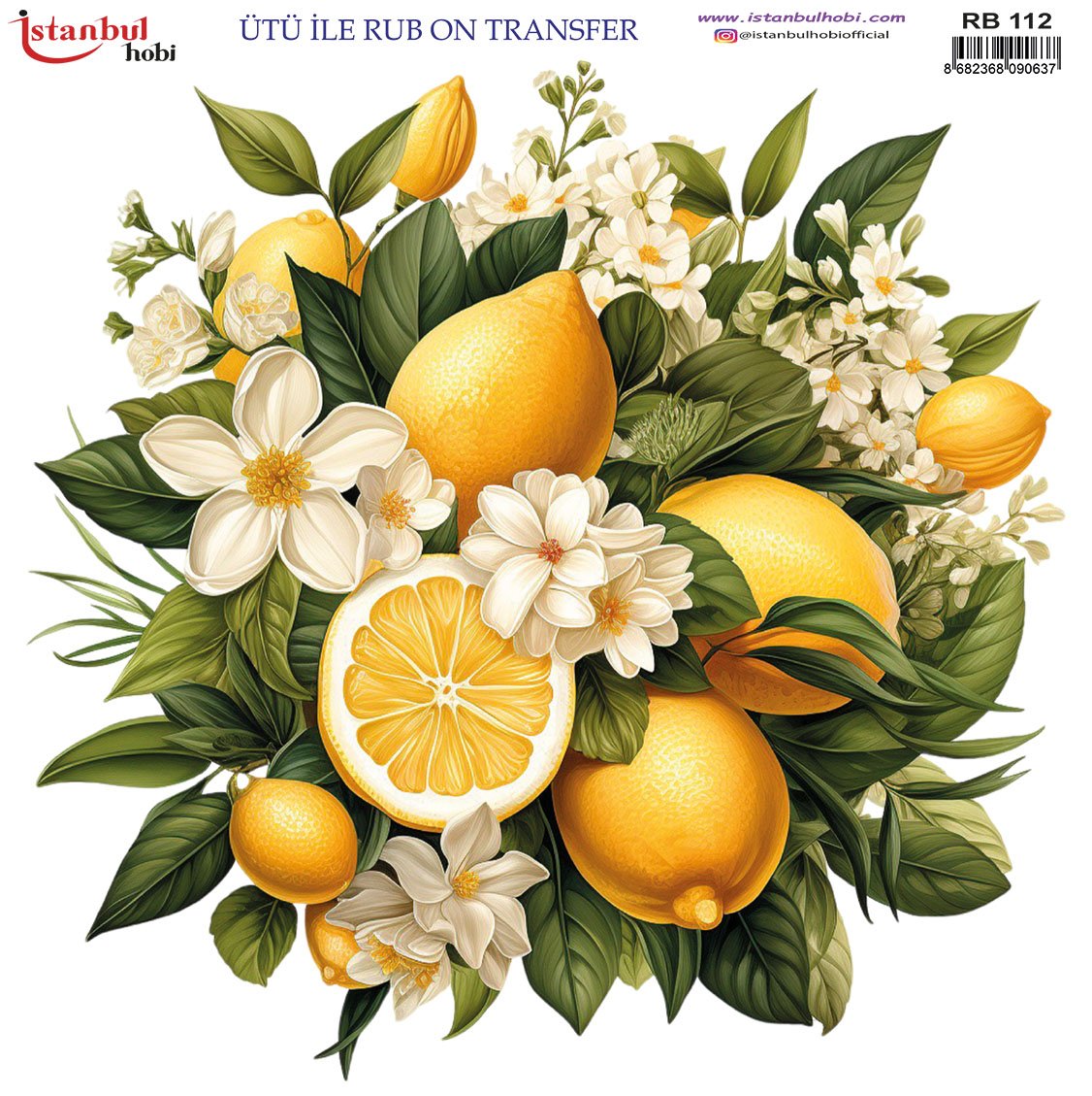 Ütü İle Rub On Transfer 30x30cm RB112