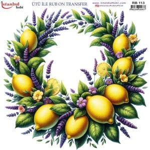 Ütü İle Rub On Transfer 30x30cm RB113