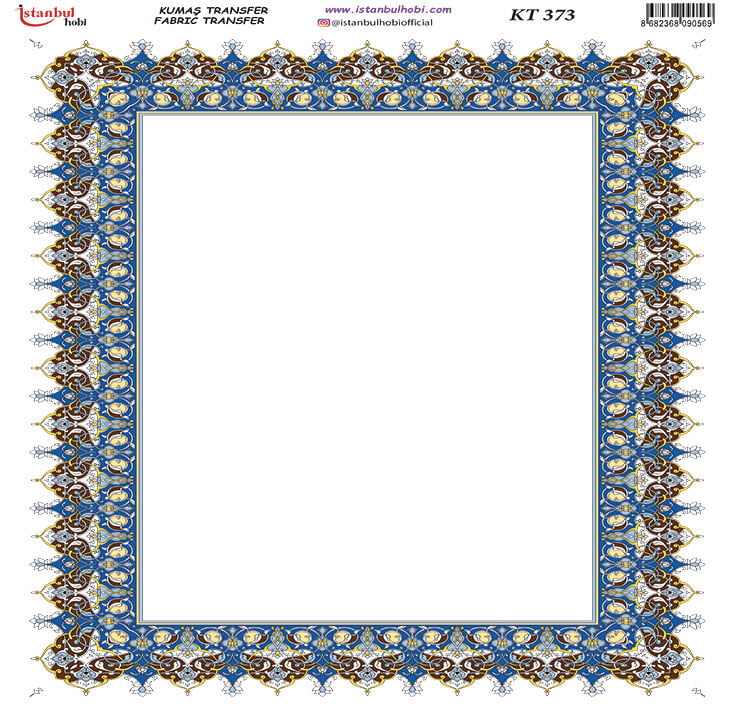 Kumaş Transfer Kağıdı 20x20cm KT-373