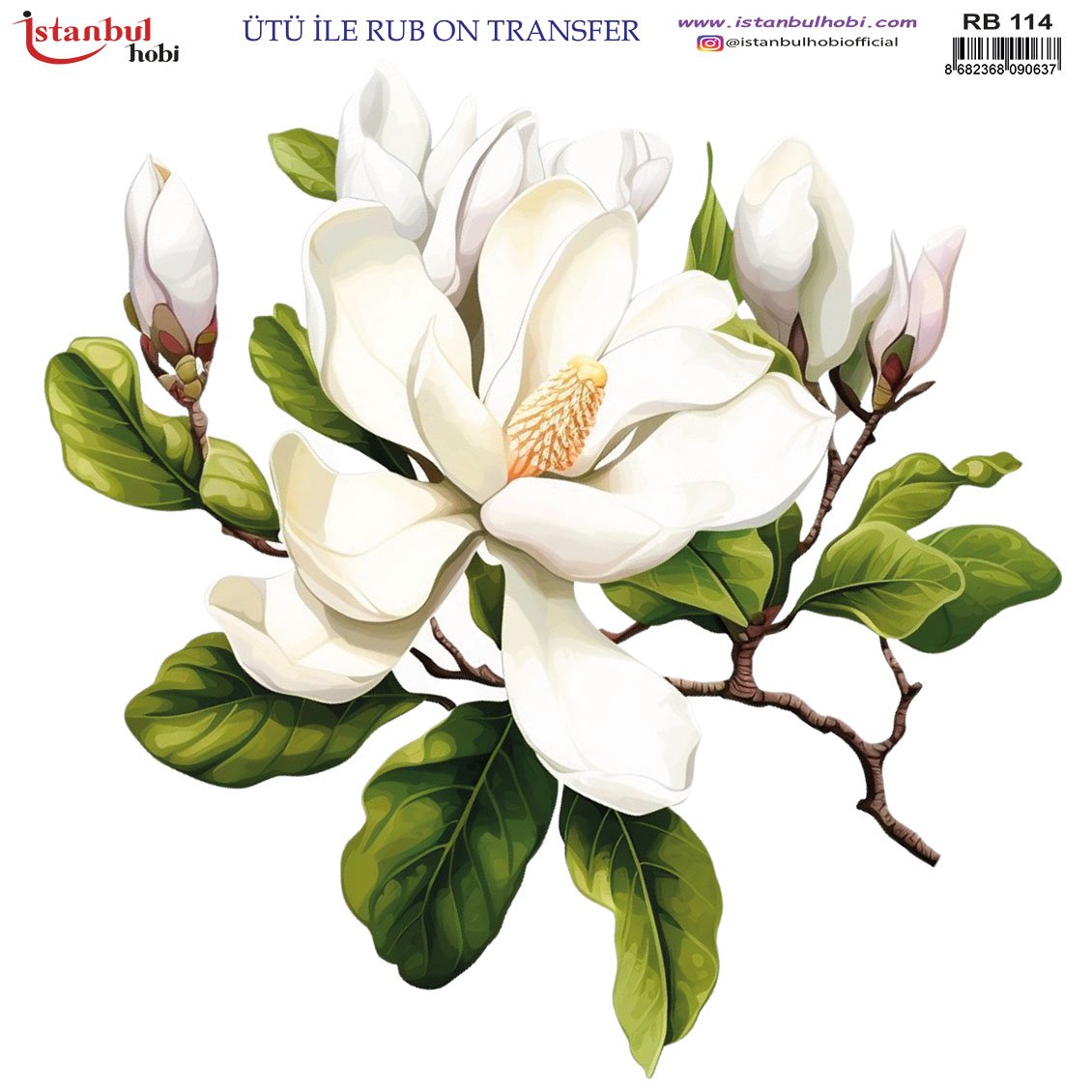 Ütü İle Rub On Transfer 30x30cm RB114