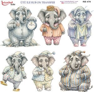 Ütü İle Rub On Transfer 30x30cm RB479