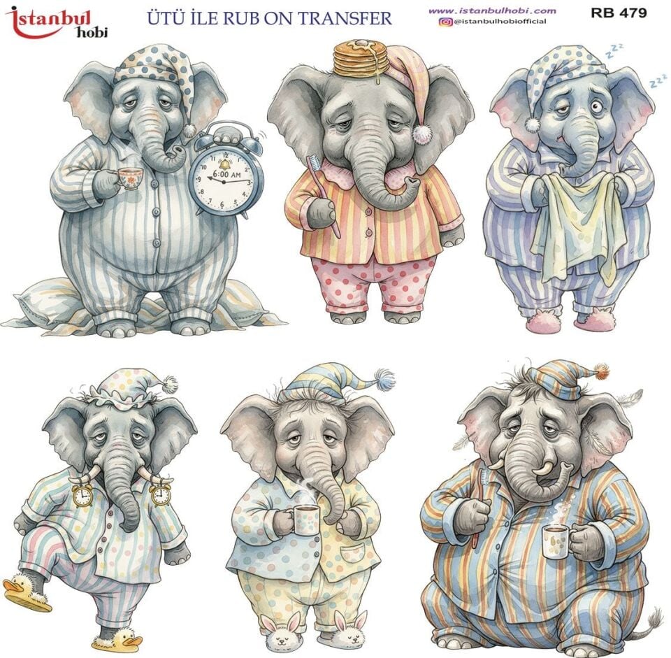 Ütü İle Rub On Transfer 30x30cm RB479