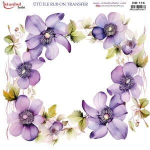Ütü İle Rub On Transfer 30x30cm RB116
