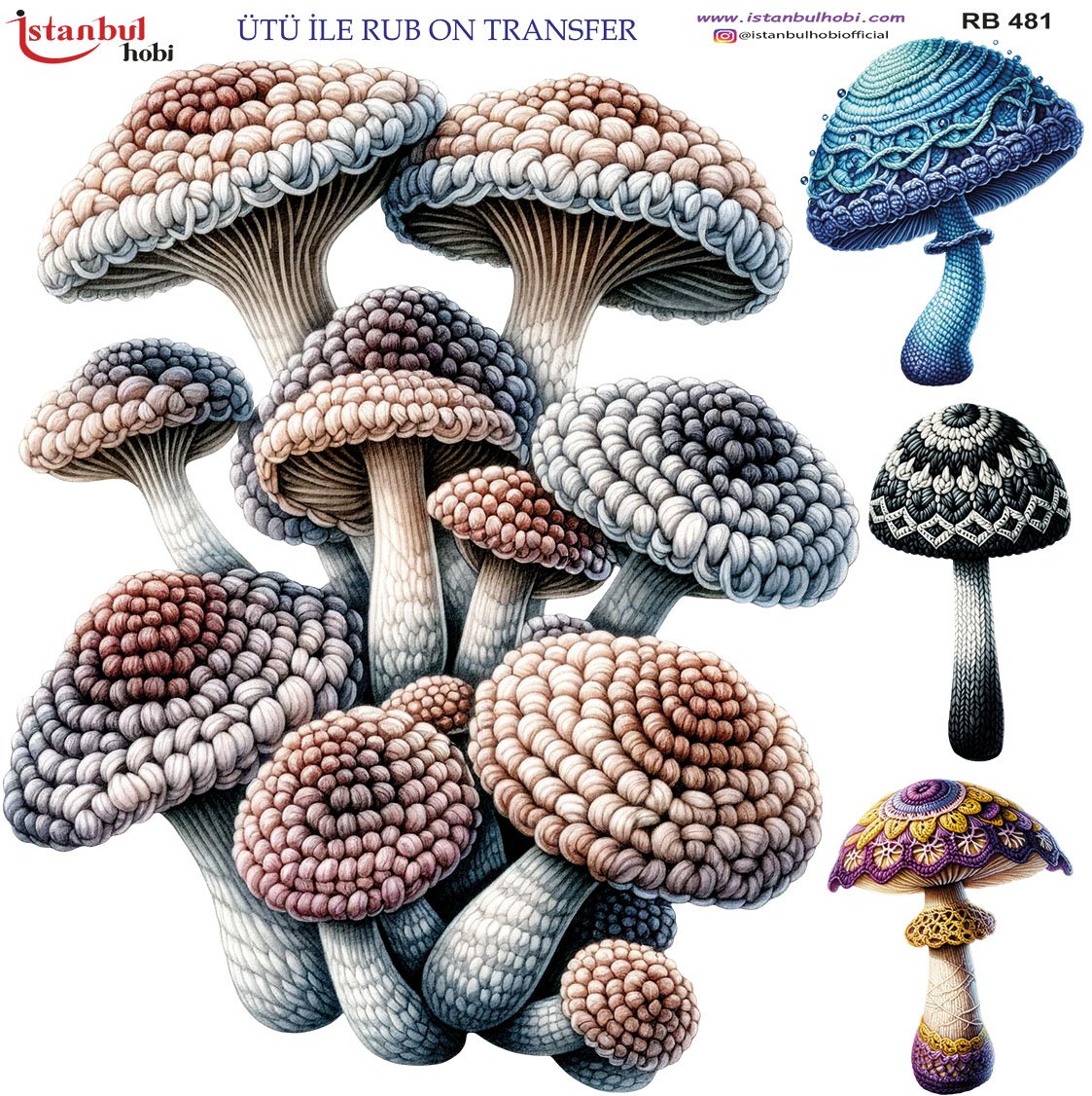 Ütü İle Rub On Transfer 30x30cm RB481